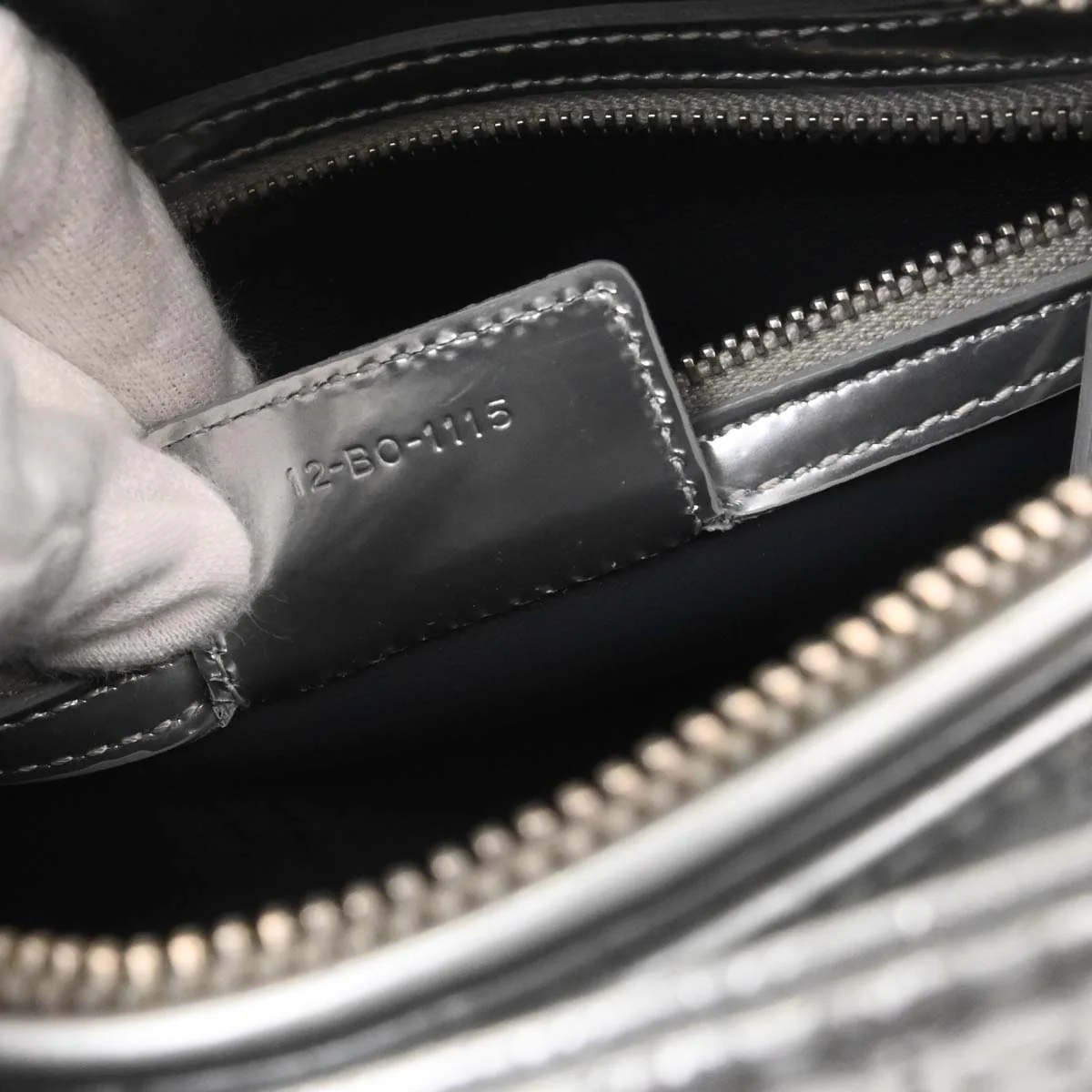 Christian Dior Silver Leather Medium Lady Dior Cannage 2way Shoulder Handbag - Image 19