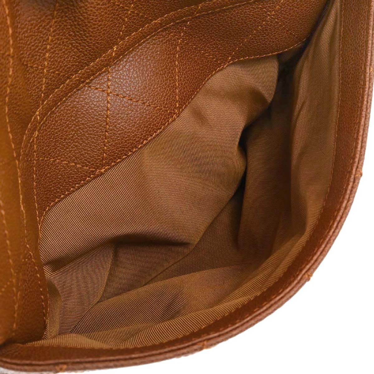 Chanel 1997-1999 Brown Caviar Skin Straight Flap Shoulder Bag - Image 11