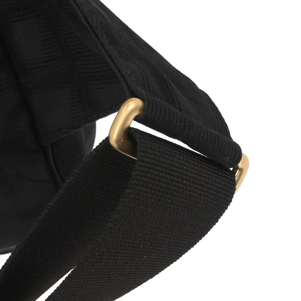 Chanel 2005-2006 Black Jacquard Nylon Travel Line Waist Bum Bag - Image 4