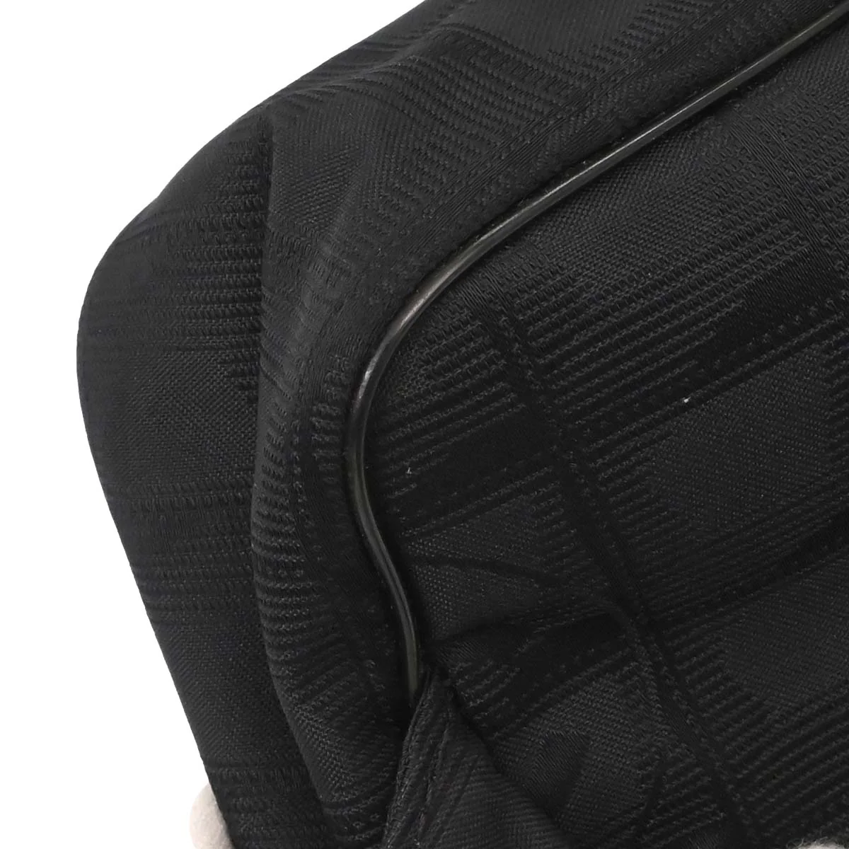Chanel 2005-2006 Black Jacquard Nylon Travel Line Waist Bum Bag - Image 7