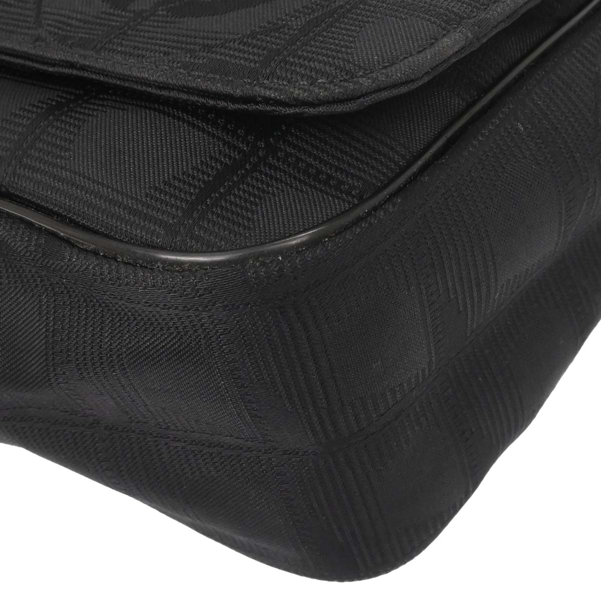 Chanel 2005-2006 Black Jacquard Nylon Travel Line Waist Bum Bag - Image 9