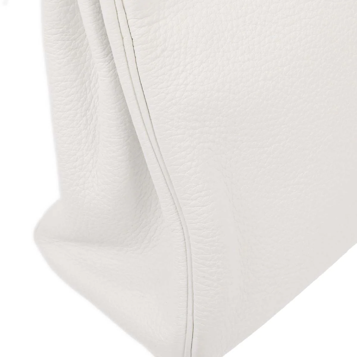 Hermes White Taurillon Clemence Kelly 32 Retourne 2way Shoulder Handbag - Image 5