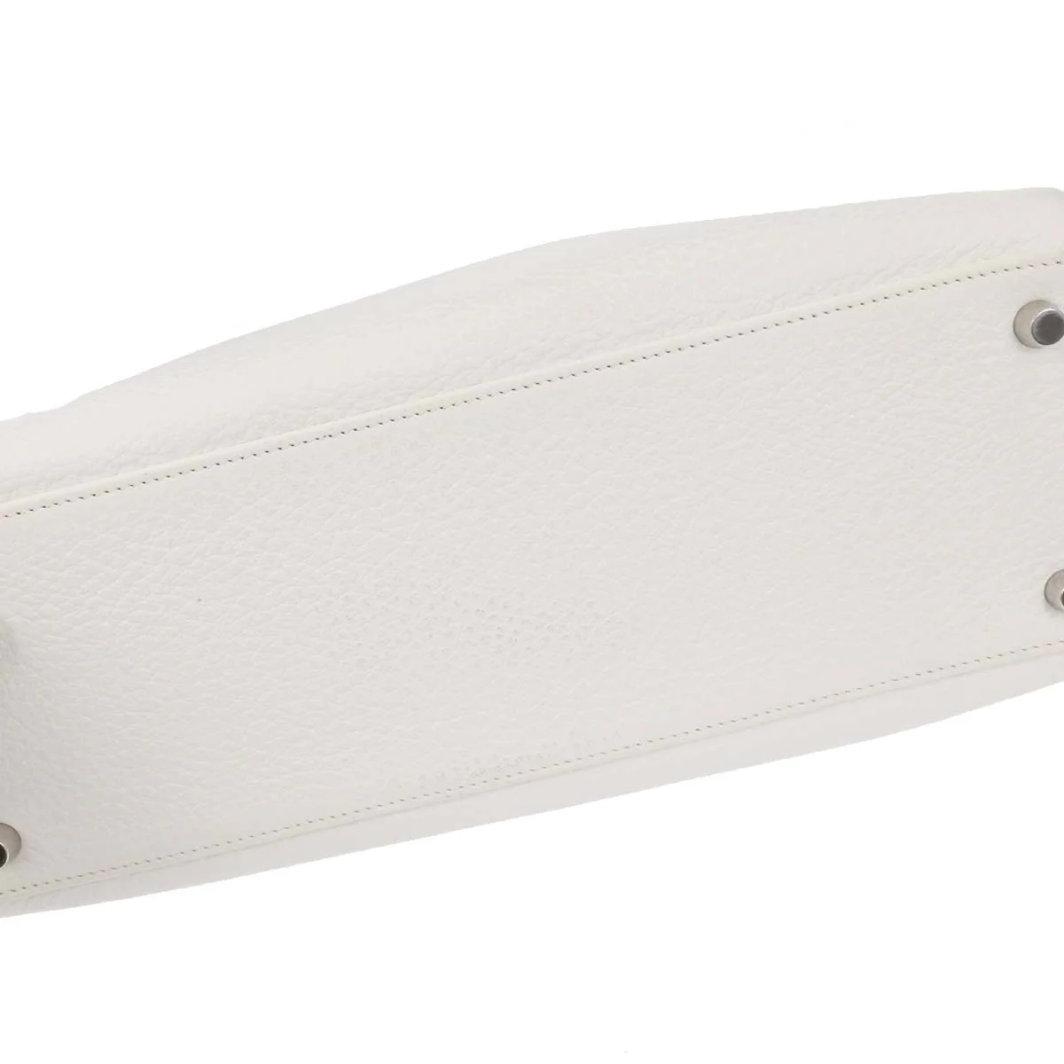 Hermes White Taurillon Clemence Kelly 32 Retourne 2way Shoulder Handbag - Image 8