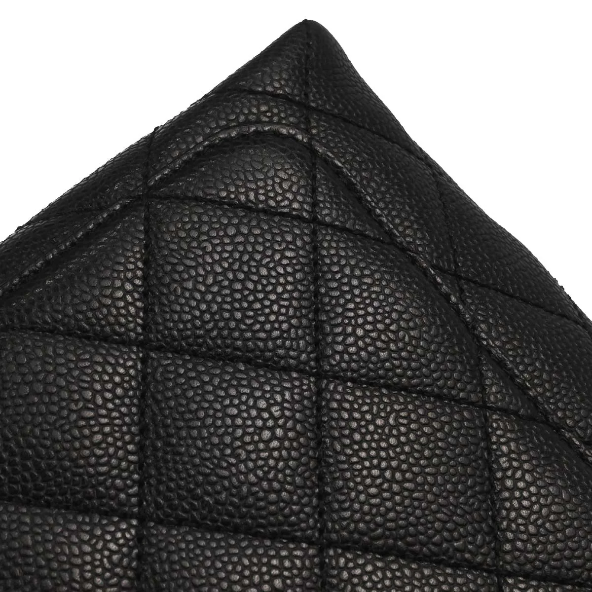 Chanel Black Caviar Skin Top Handle Handbag - Image 11