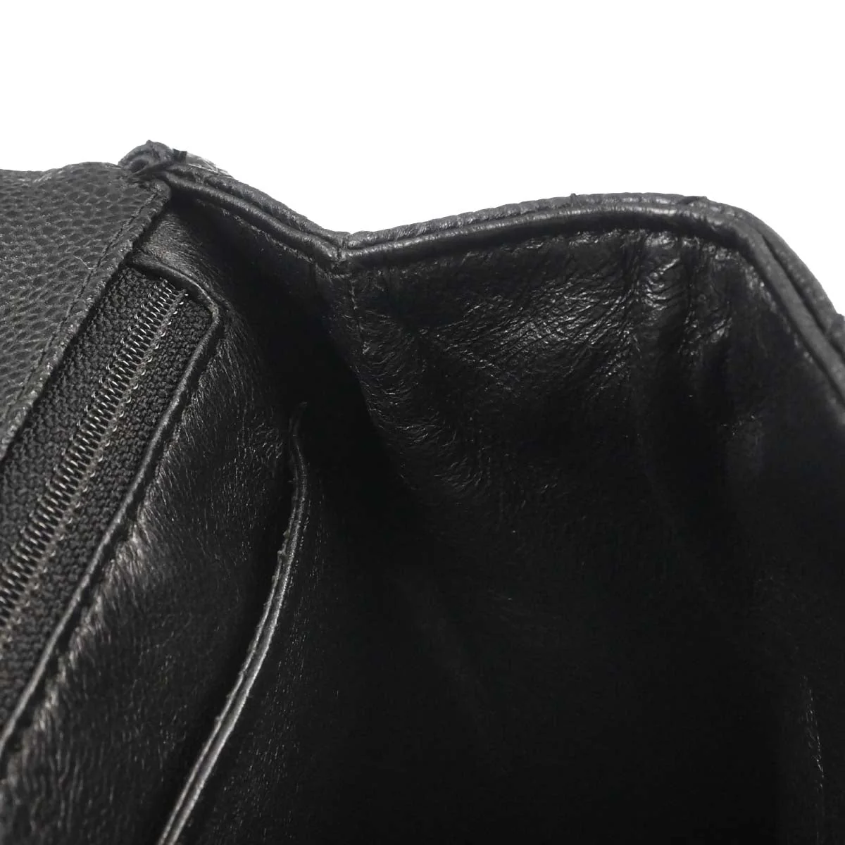Chanel Black Caviar Skin Top Handle Handbag - Image 14