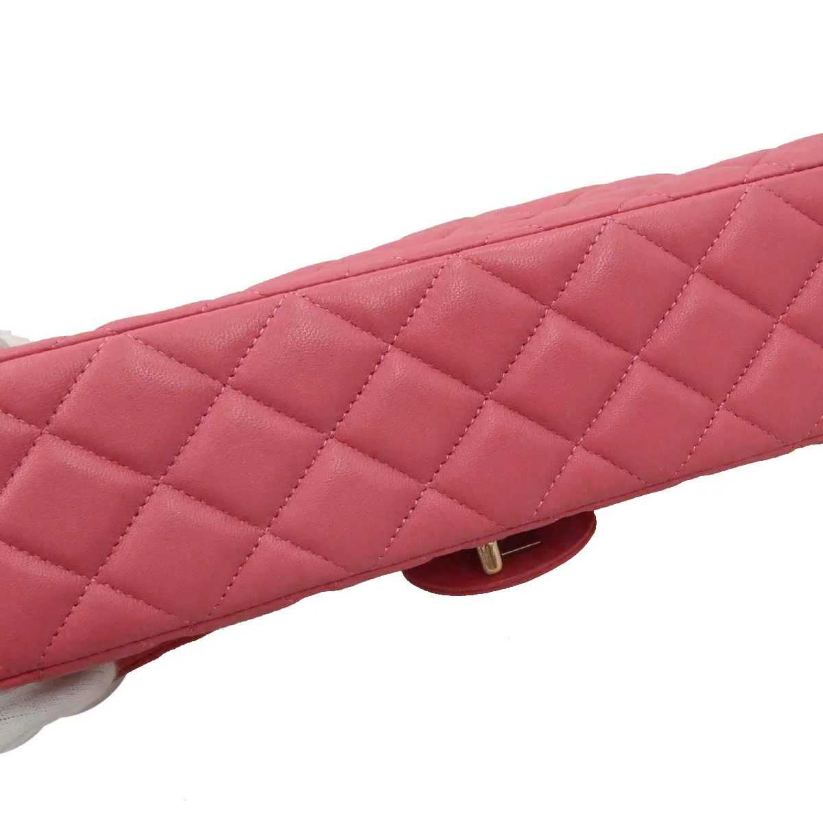 Chanel Pink Lambskin Valentine Shoulder Bag - Image 14