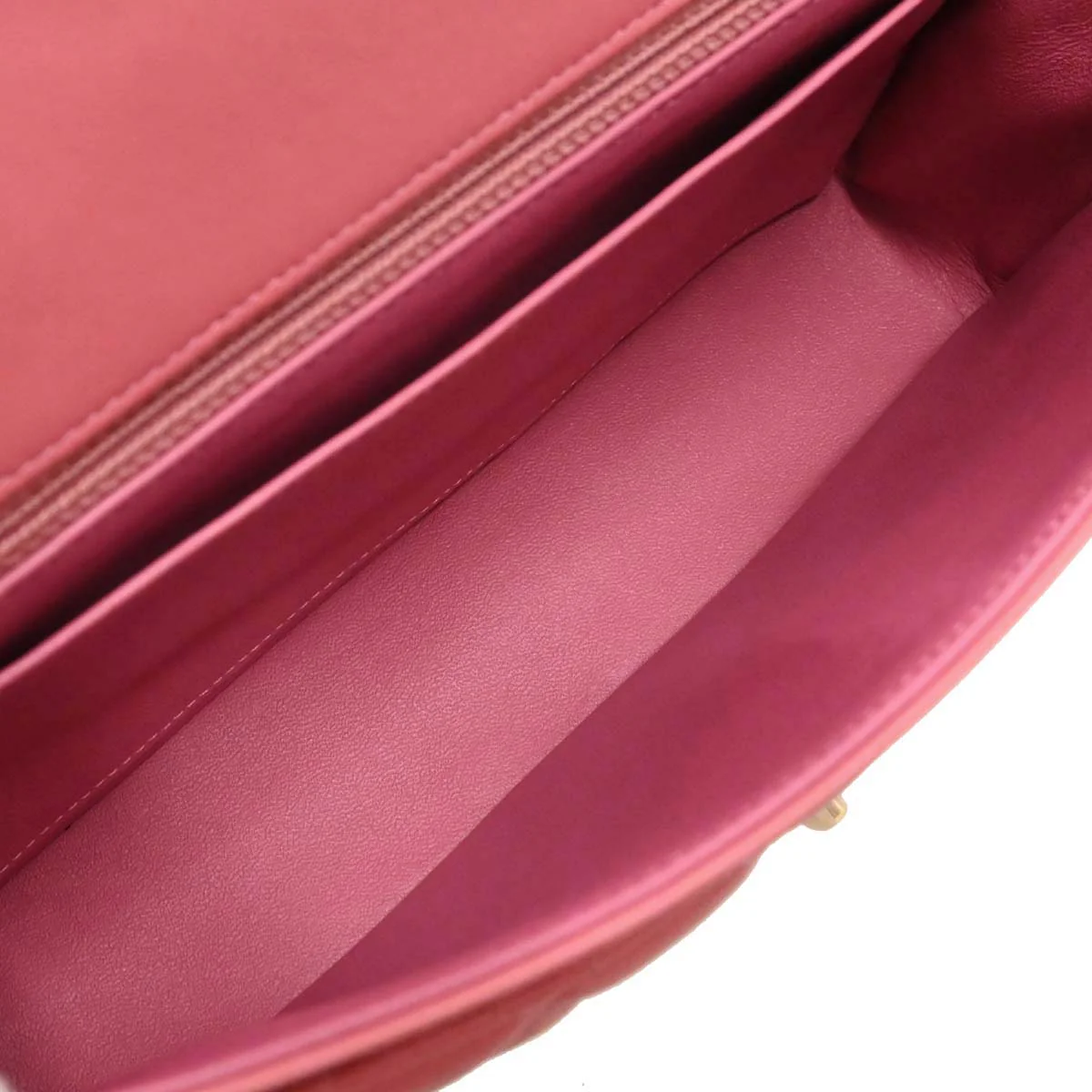 Chanel Pink Lambskin Valentine Shoulder Bag - Image 17