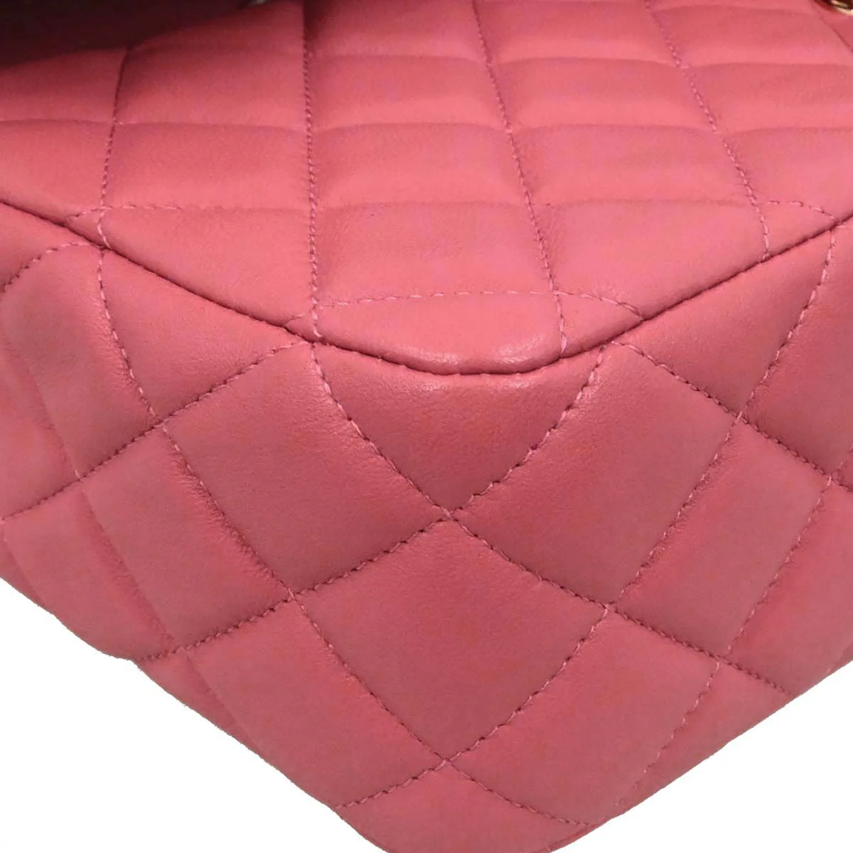 Chanel Pink Lambskin Valentine Shoulder Bag - Image 6