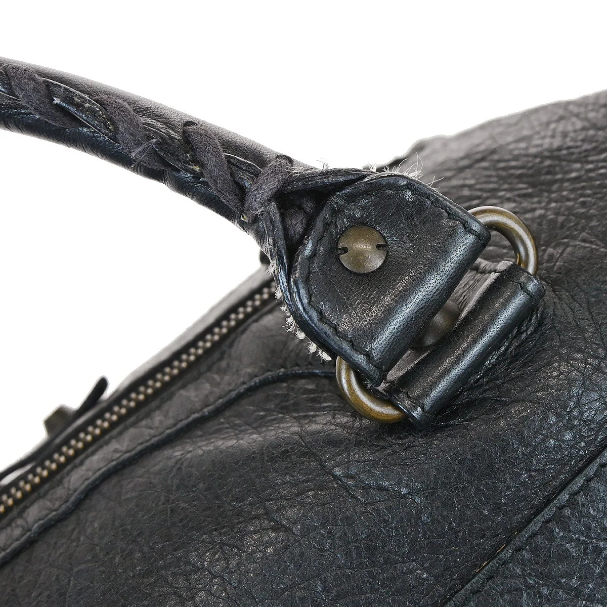 Balenciaga Black The Twiggy 2way Shoulder Handbag - Image 8