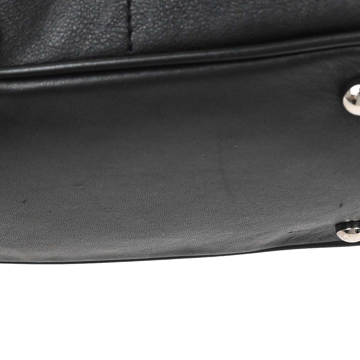 Chanel 2002-2003 Black Lambskin Choco Bar Handbag - Image 14