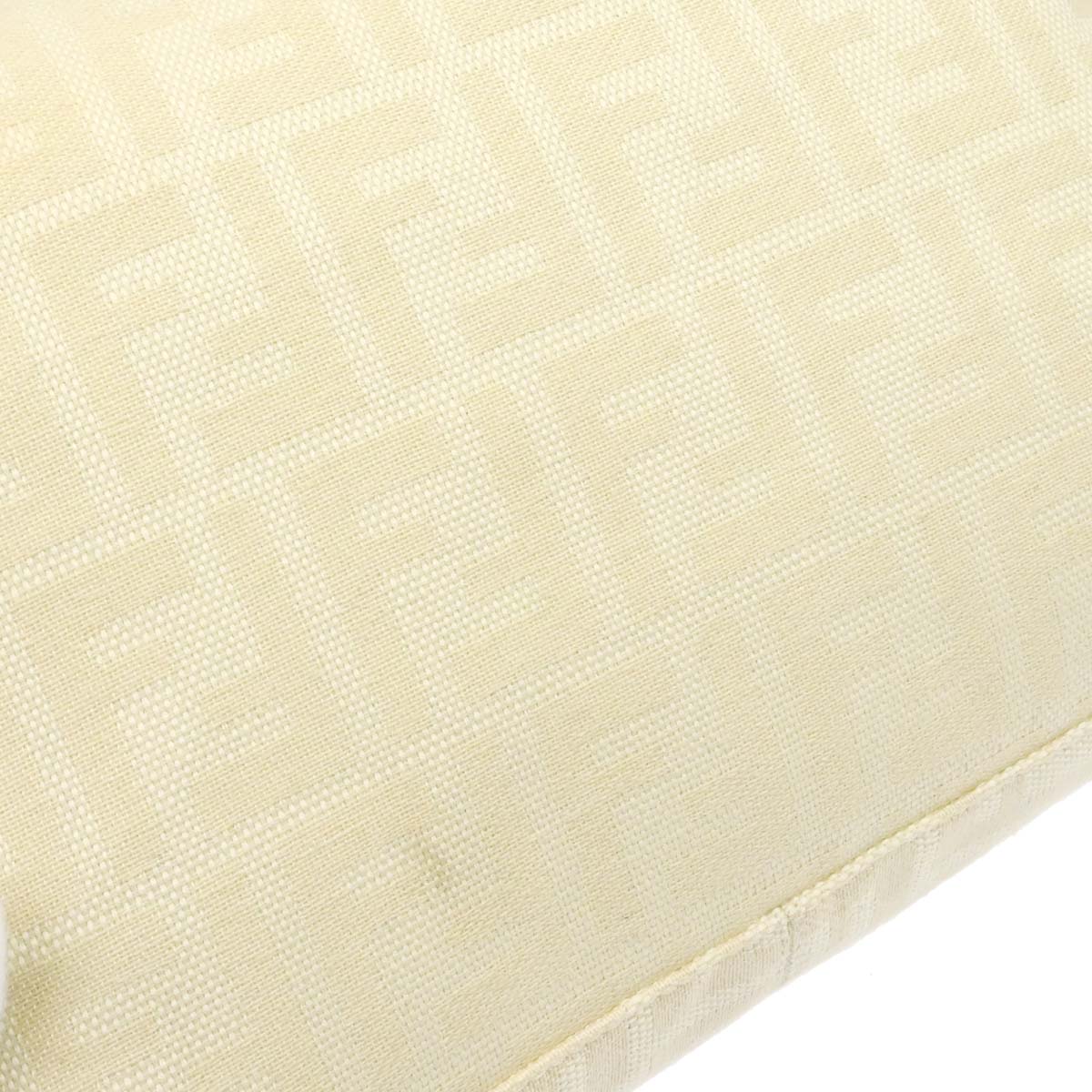 Fendi Ivory Canvas Zucca Mamma Baguette Handbag - Image 11