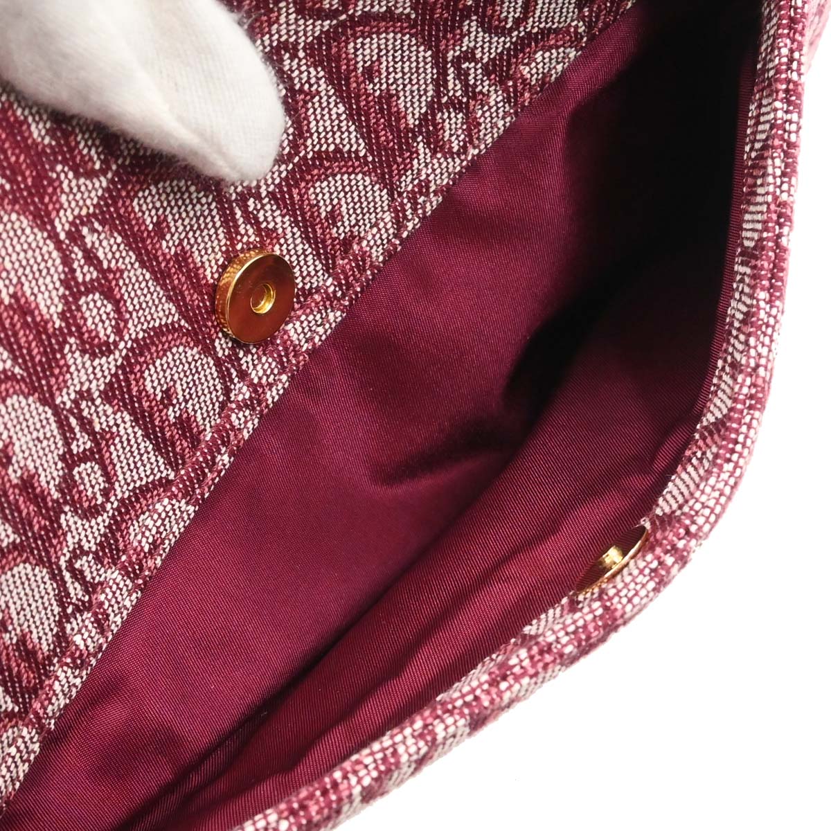 Christian Dior Bordeaux Trotter Saddle Handbag - Image 13
