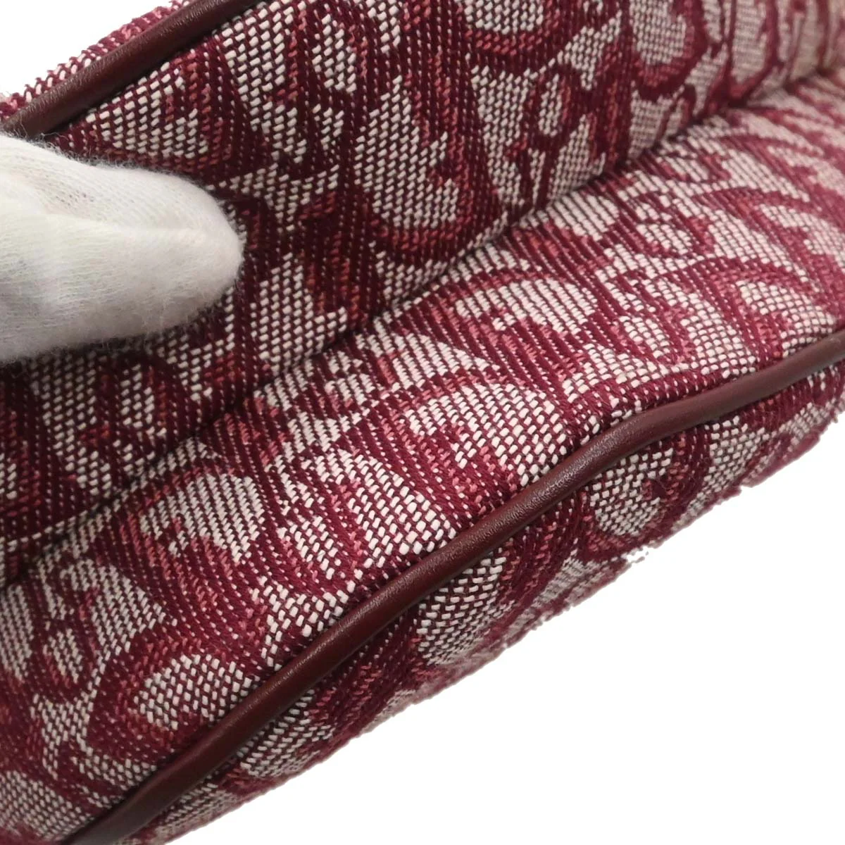 Christian Dior Bordeaux Trotter Saddle Handbag - Image 4