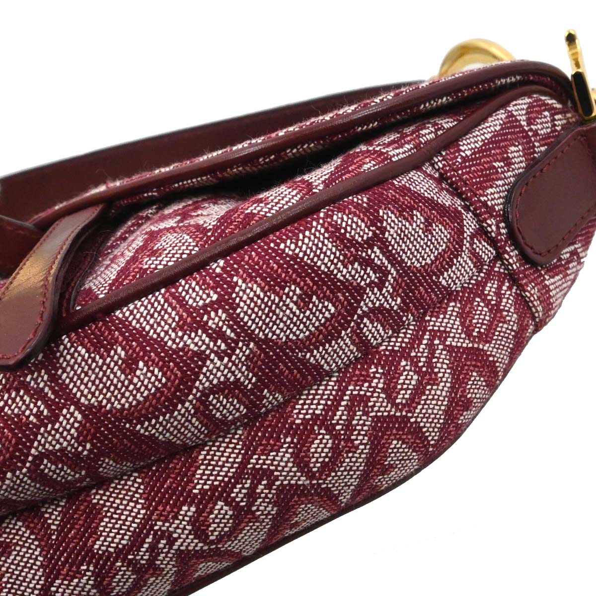 Christian Dior Bordeaux Trotter Saddle Handbag - Image 7