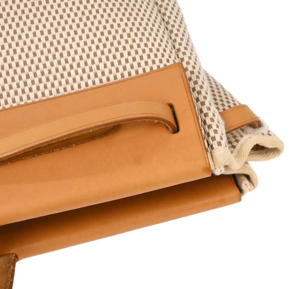 Hermes Beige Toile GM Herbag Cabas MM 2 in 1 Tote Bag - Image 5