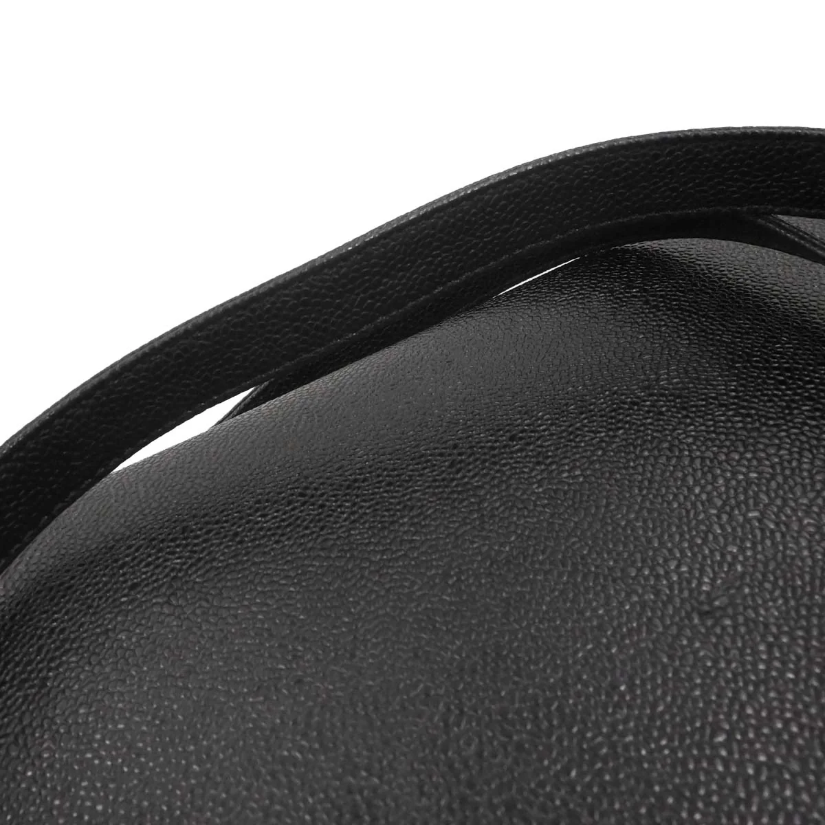 Chanel Black Caviar Skin Shoulder Tote Bag - Image 15
