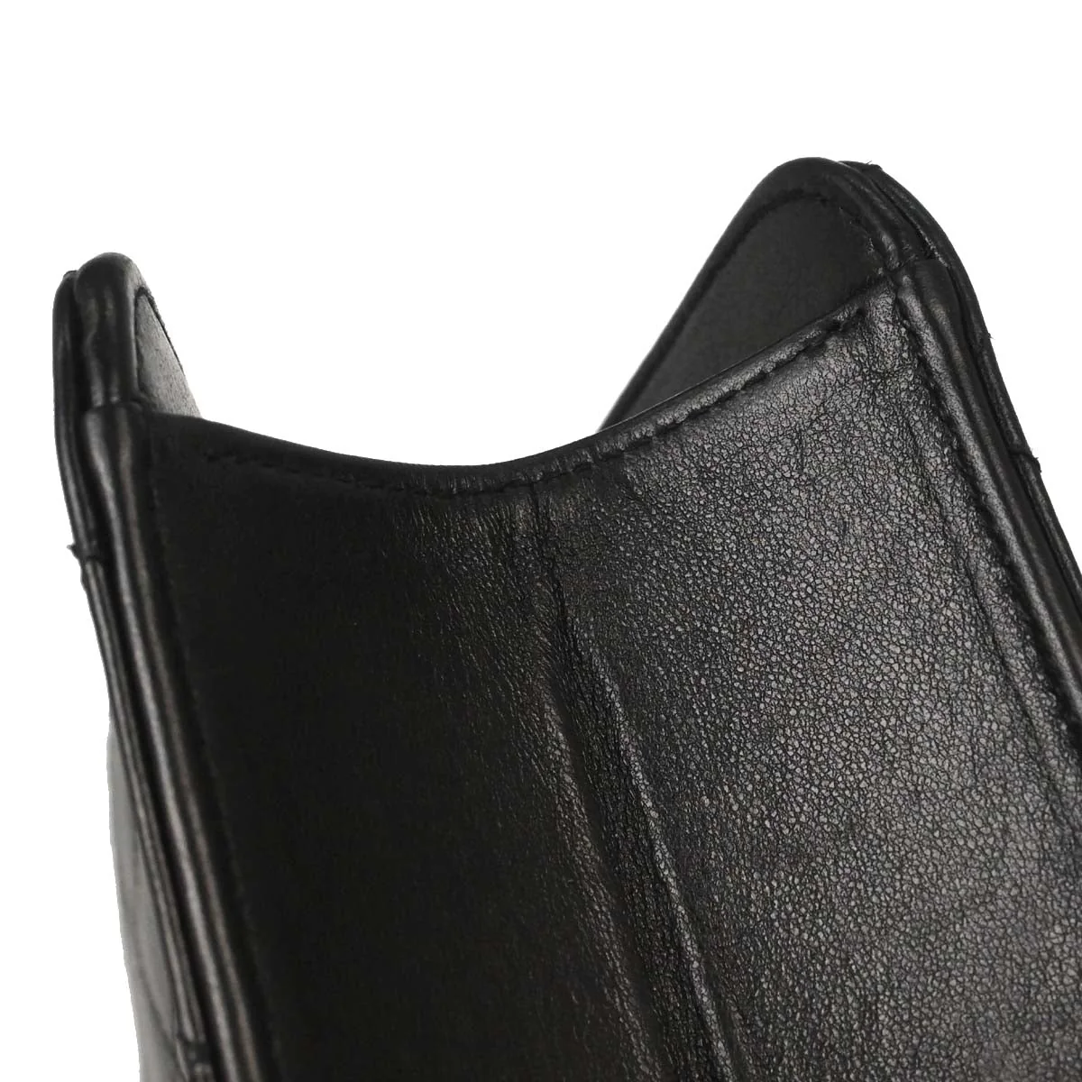 Chanel Black Lambskin Pushlock Medium Half Flap Shoulder Bag - Image 5