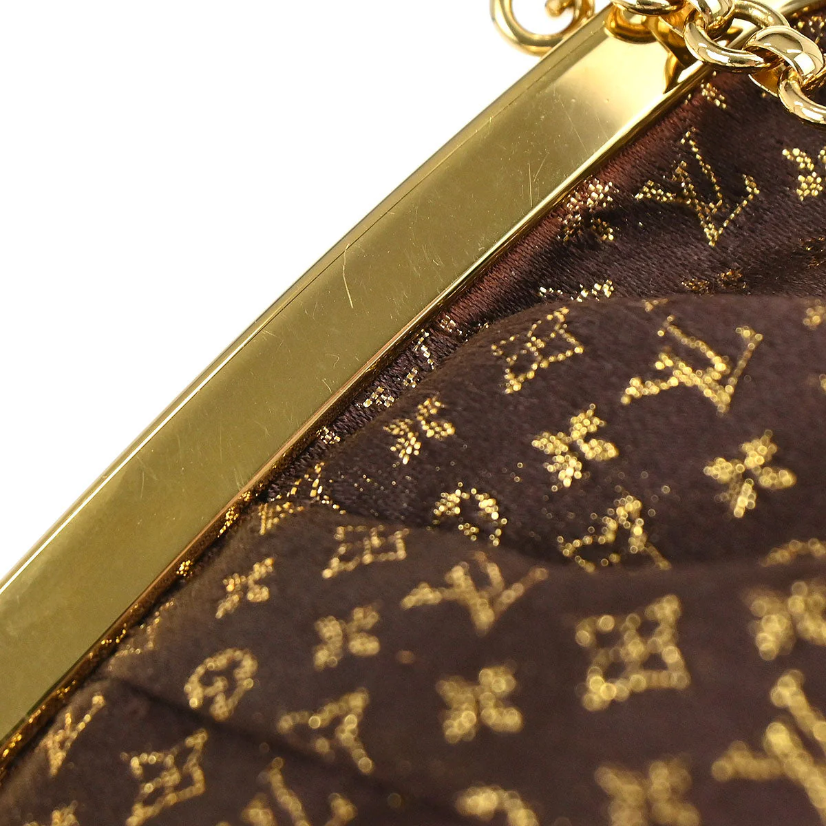 Louis Vuitton * Monogram Satin Python Omoniere Handbag M92061 - Image 13