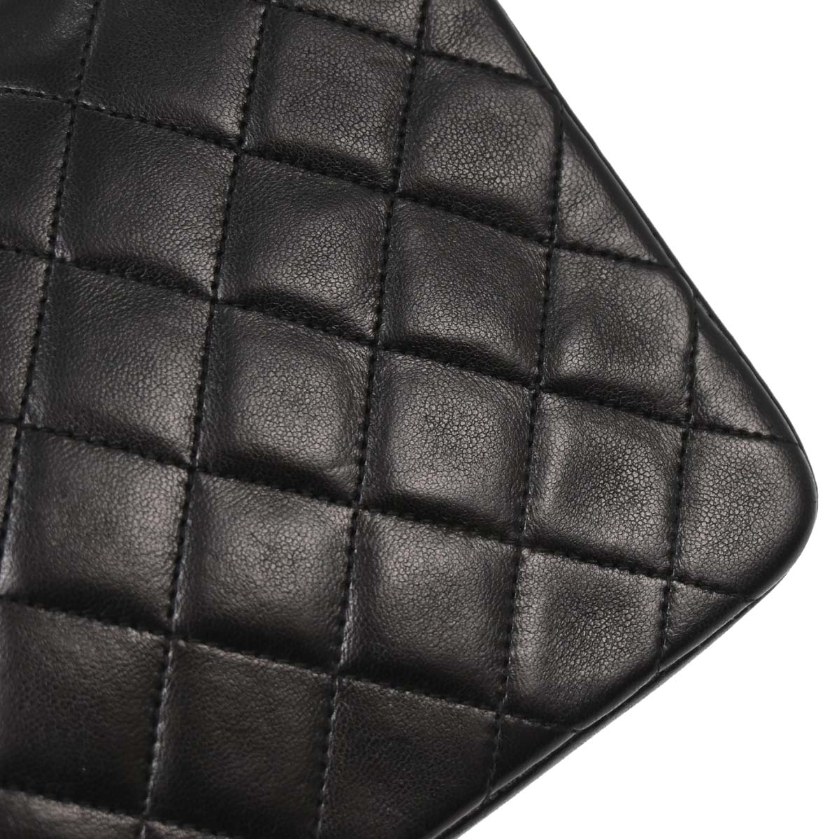 Chanel Black Lambskin Shoulder Bag - Image 6