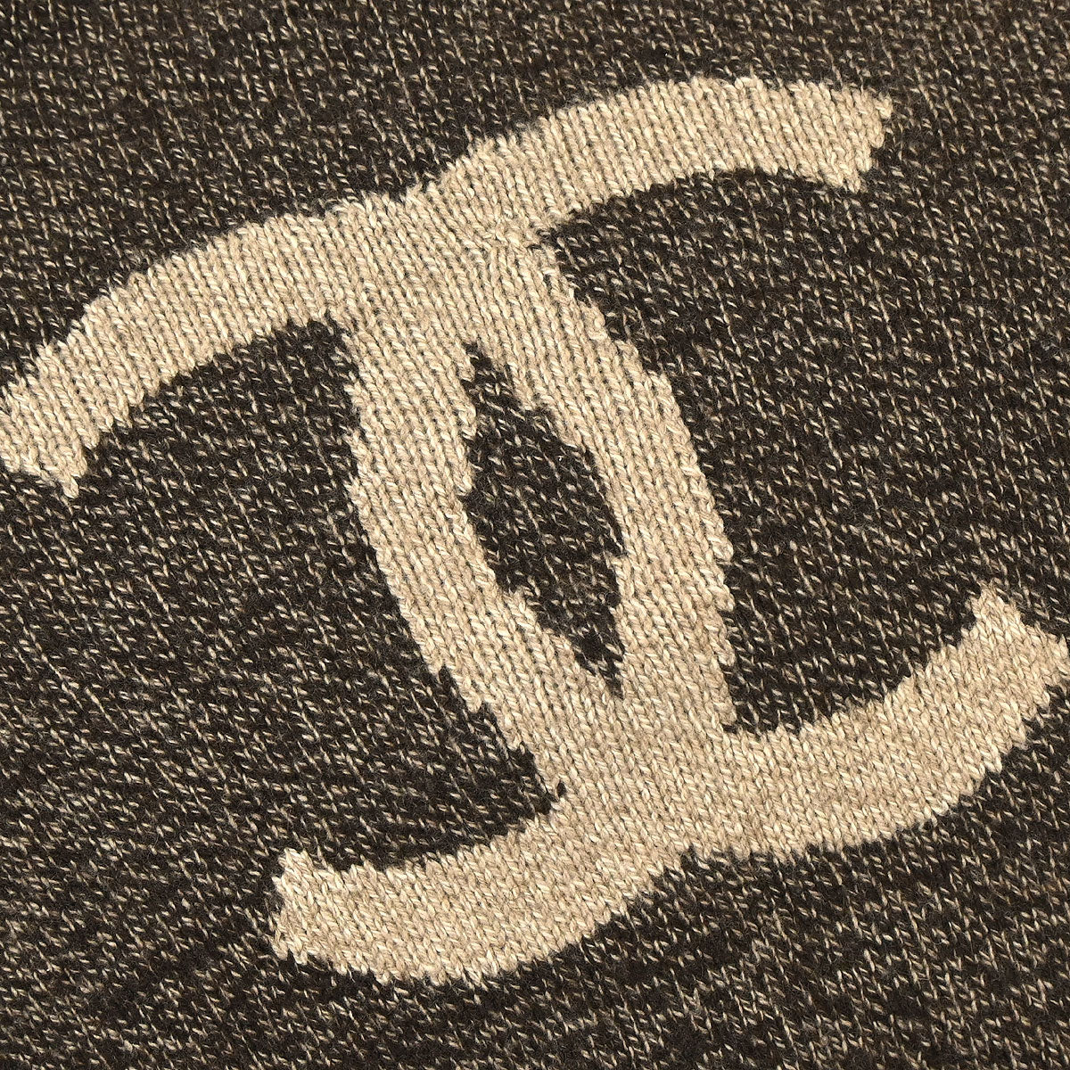 Chanel Brown Zip Knit Sweater Cashmere - Image 13