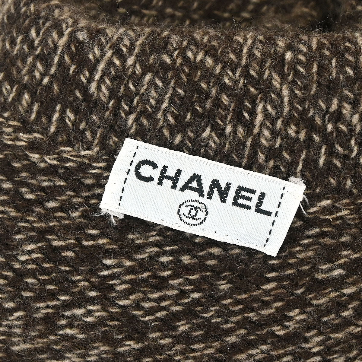 Chanel Brown Zip Knit Sweater Cashmere - Image 17