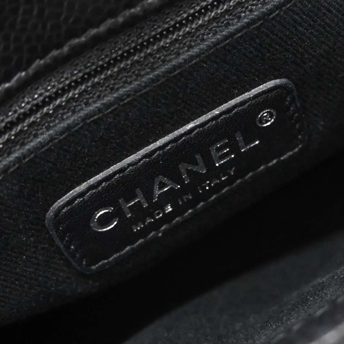 Chanel 2012-2013 Black Caviar Timeless CC Chain Tote Bag - Image 18