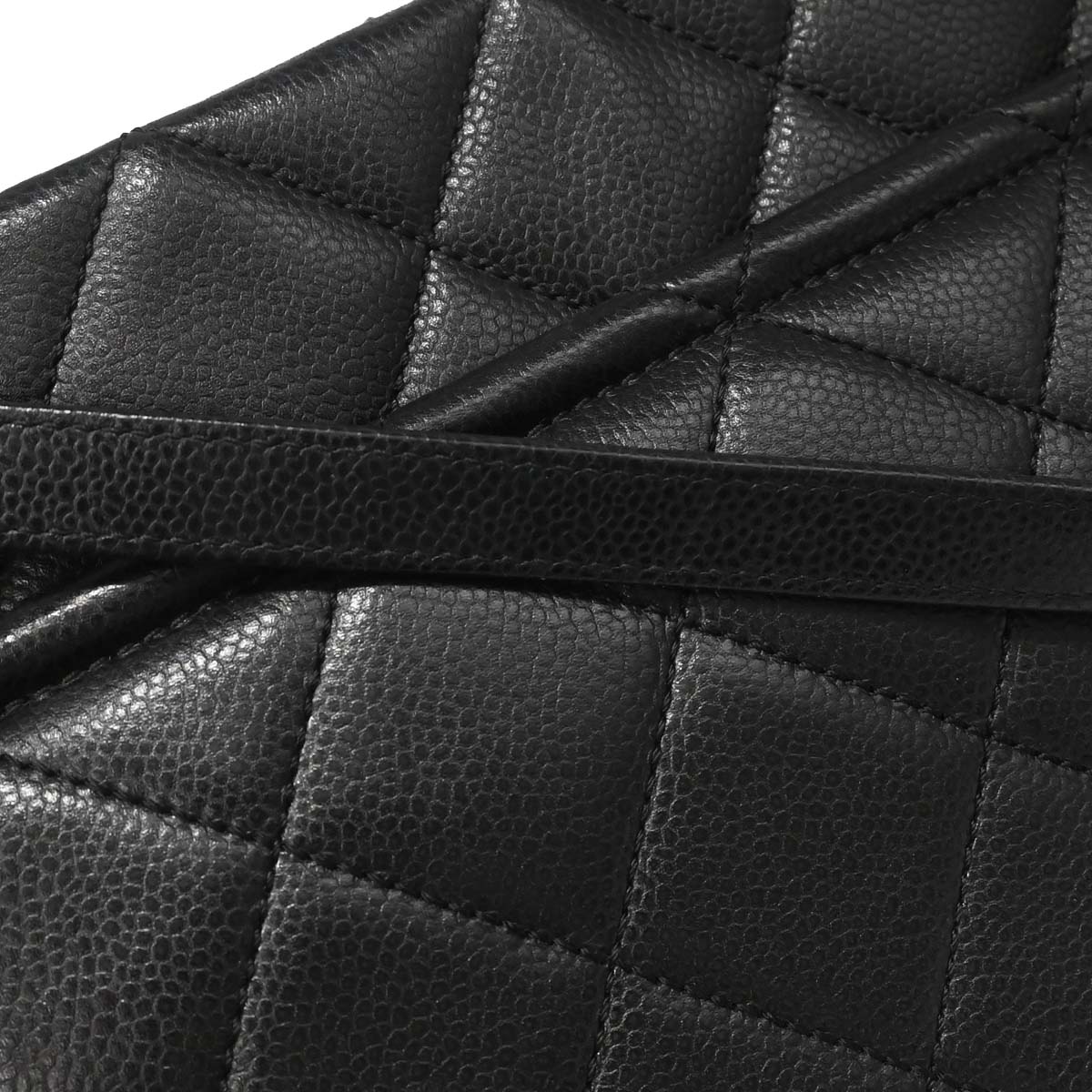 Chanel 2012-2013 Black Caviar Timeless CC Chain Tote Bag - Image 5
