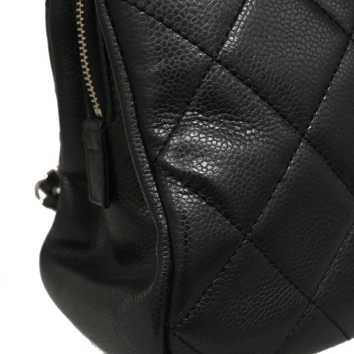 Chanel 2012-2013 Black Caviar Timeless CC Chain Tote Bag - Image 6