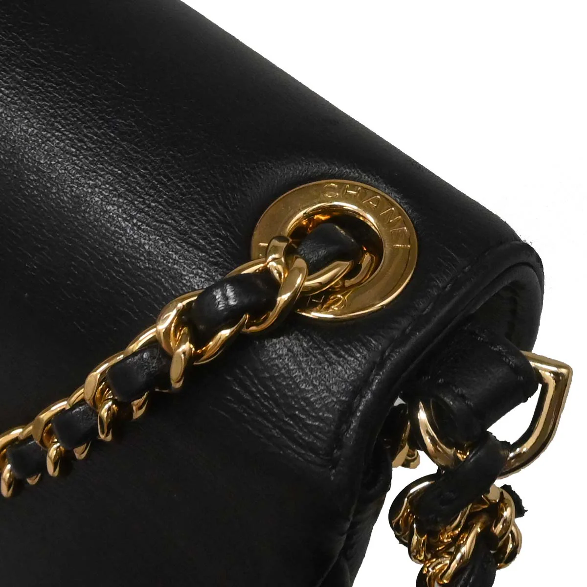 Chanel Black Caviar Classic WOC Wallet on Chain Bag - Image 3