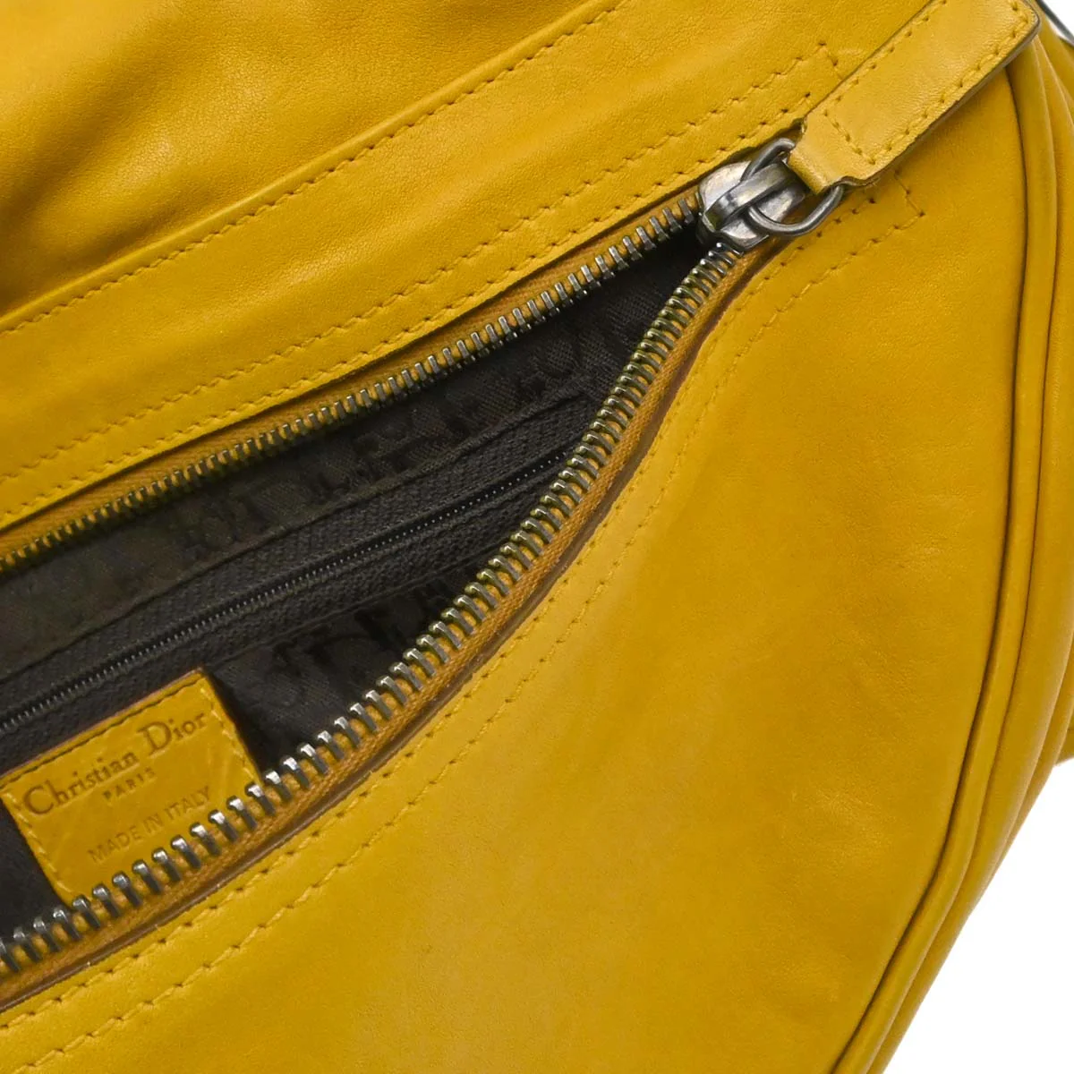 Christian Dior Yellow Gaucho Shoulder Bag - Image 19