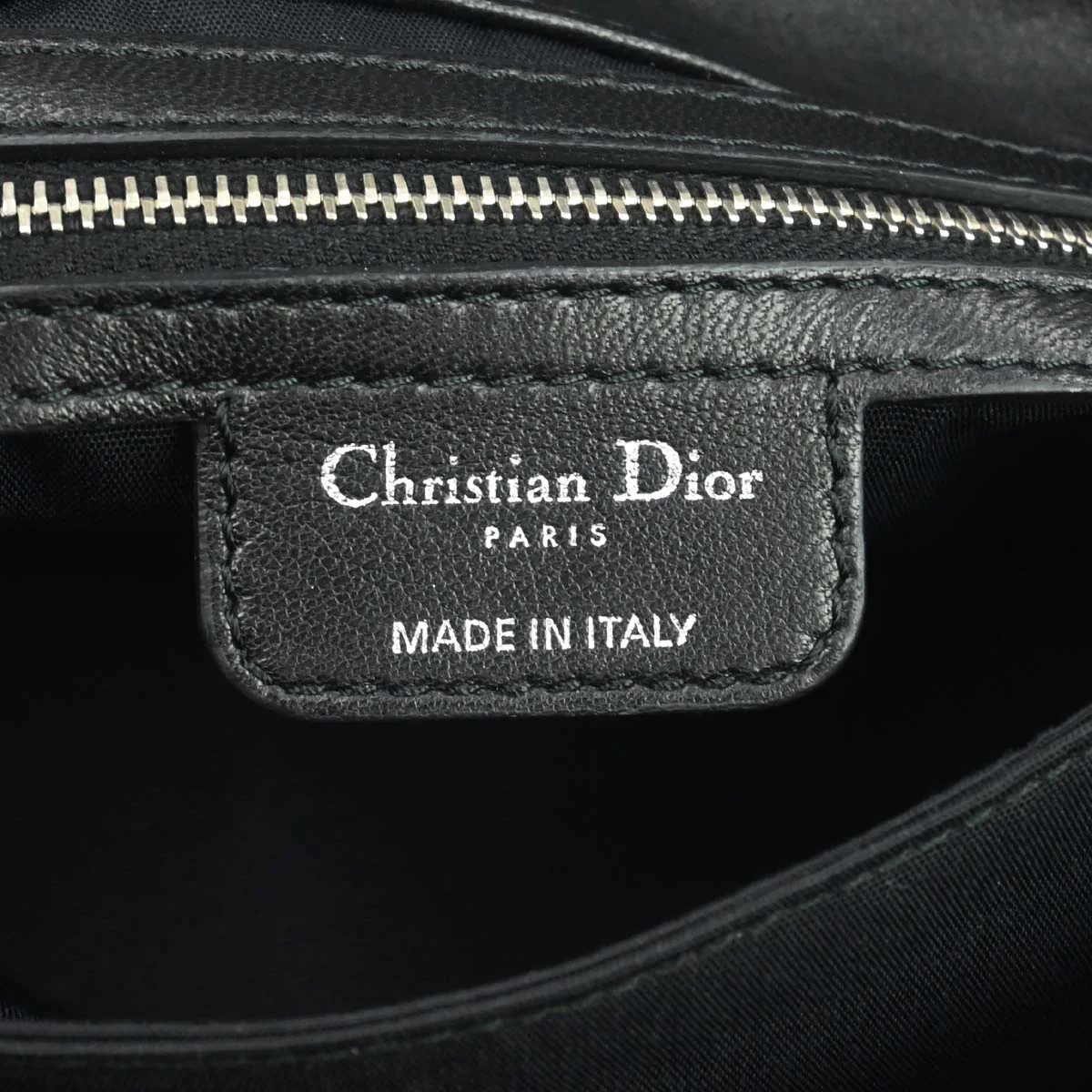 Christian Dior Black Lambskin Cannage Handbag - Image 19