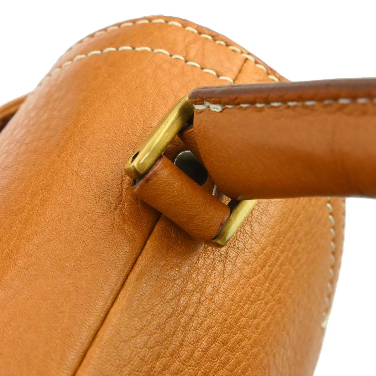 Christian Dior Brown Leather Top Handle Saddle 2way Shoulder Handbag - Image 12
