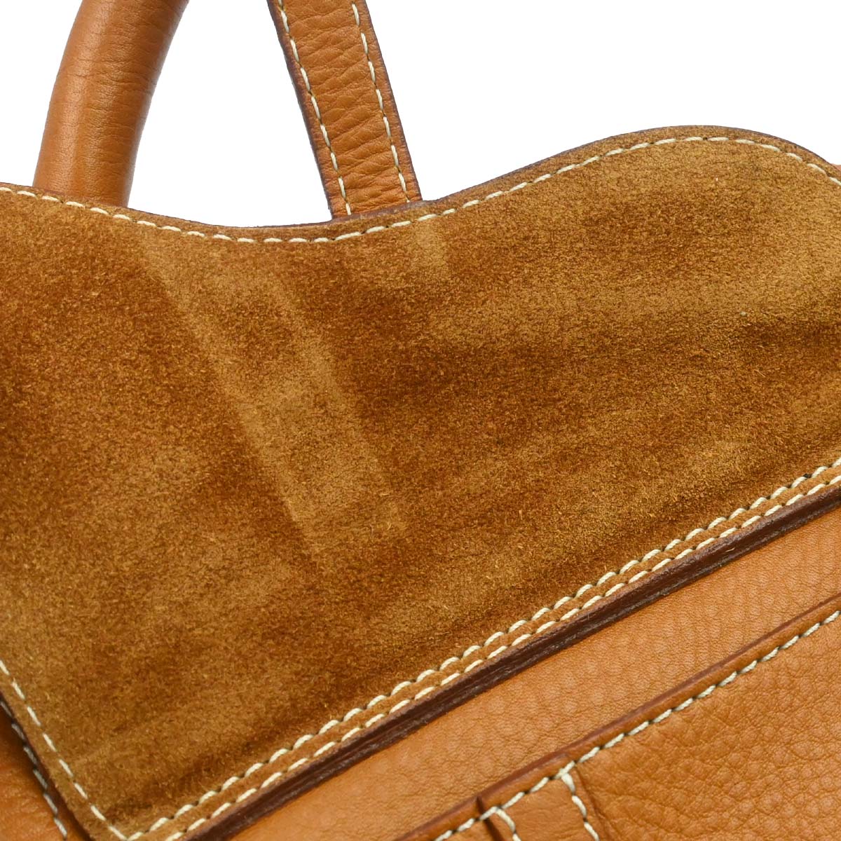 Christian Dior Brown Leather Top Handle Saddle 2way Shoulder Handbag - Image 20