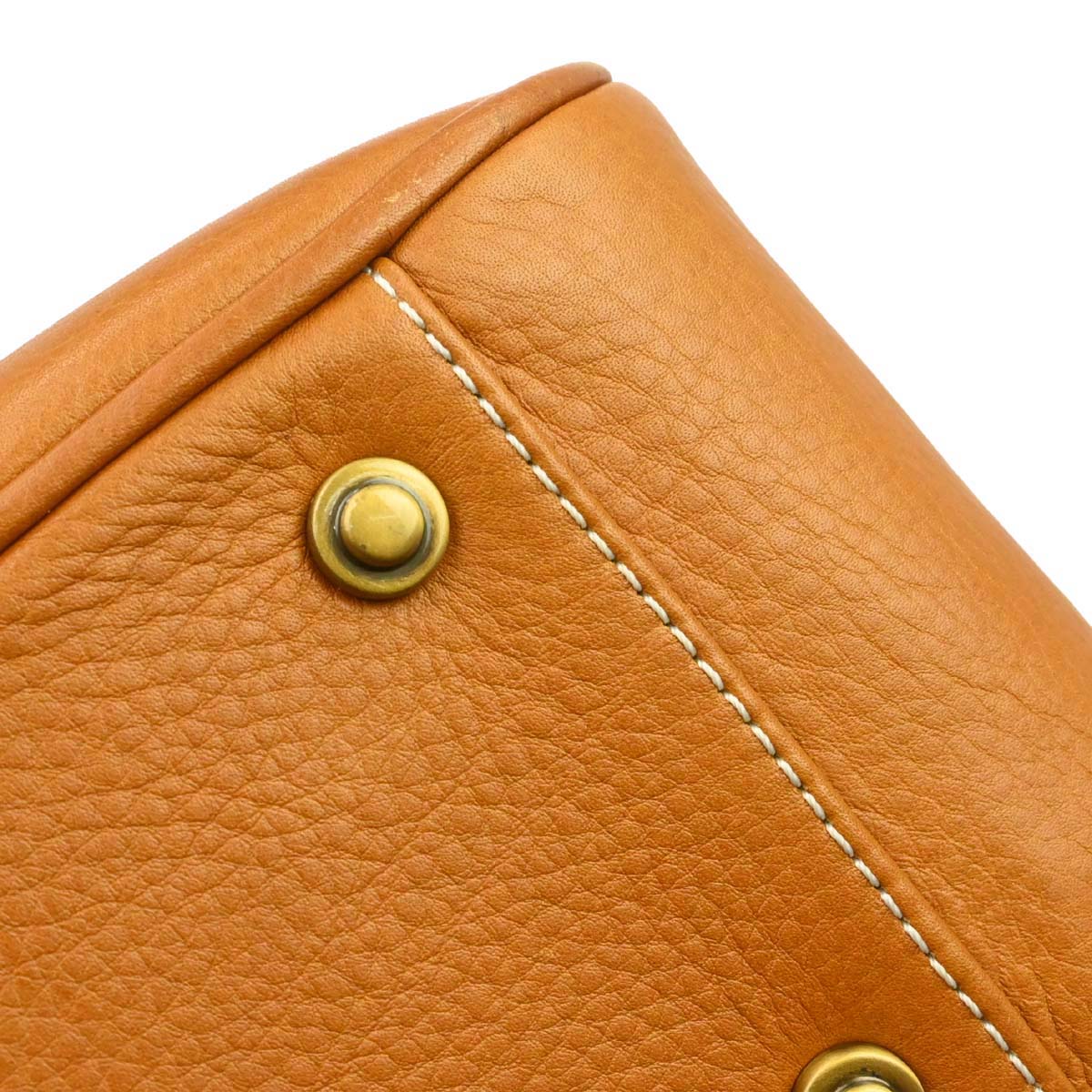 Christian Dior Brown Leather Top Handle Saddle 2way Shoulder Handbag - Image 5