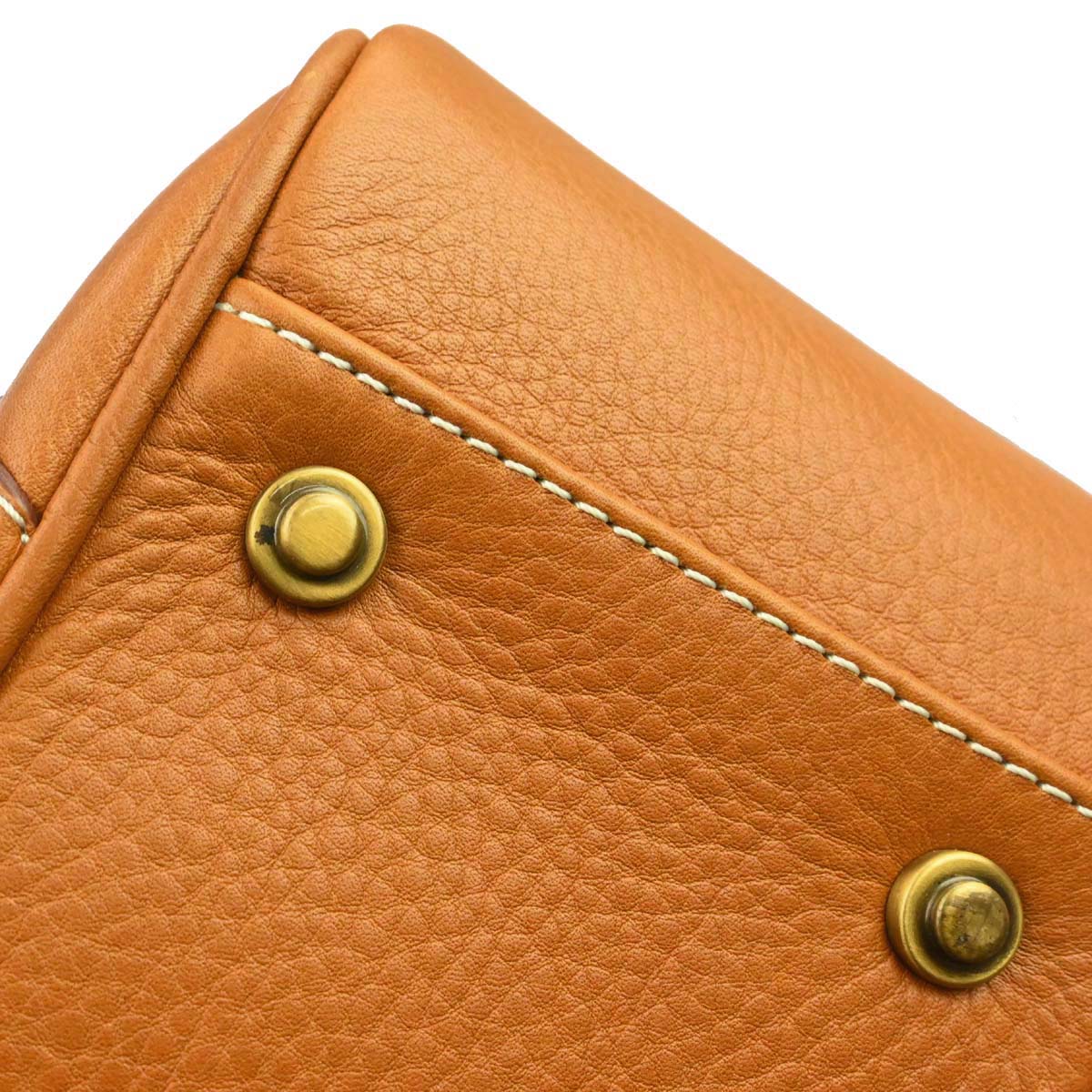 Christian Dior Brown Leather Top Handle Saddle 2way Shoulder Handbag - Image 6