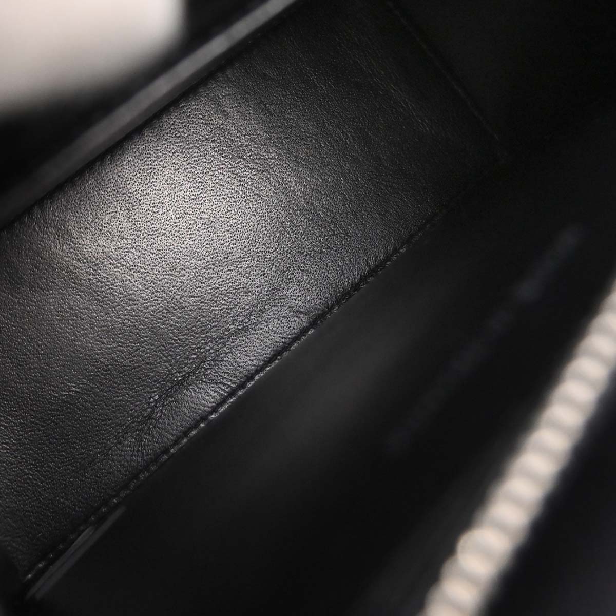 Chanel Black Satin Handbag - Image 14