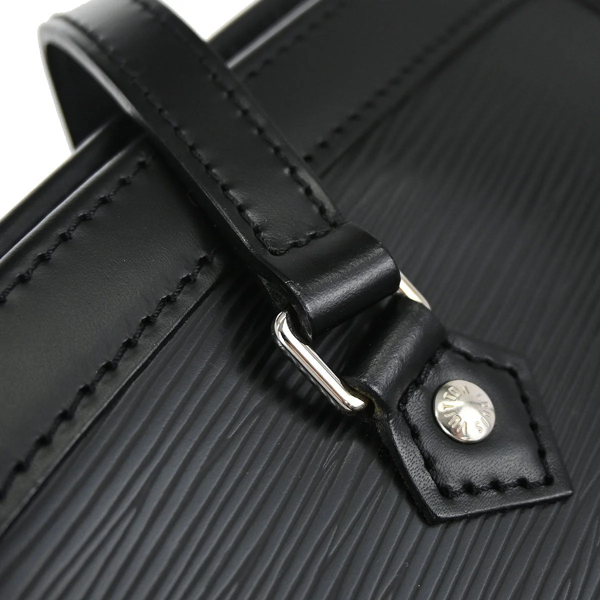 Louis Vuitton Black Epi Madeleine PM Shoulder Bag M59332 - Image 9