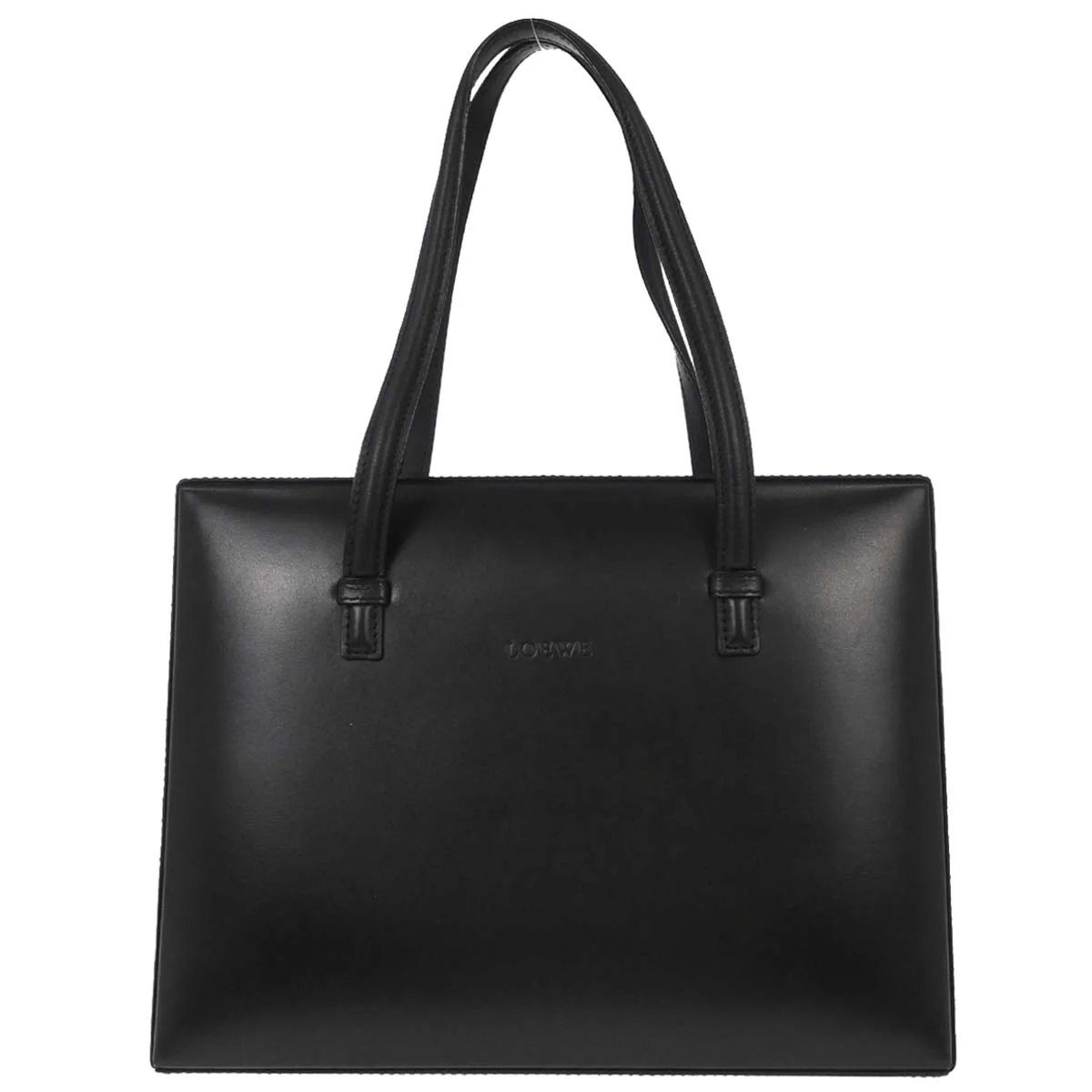 Loewe Black Leather Handbag