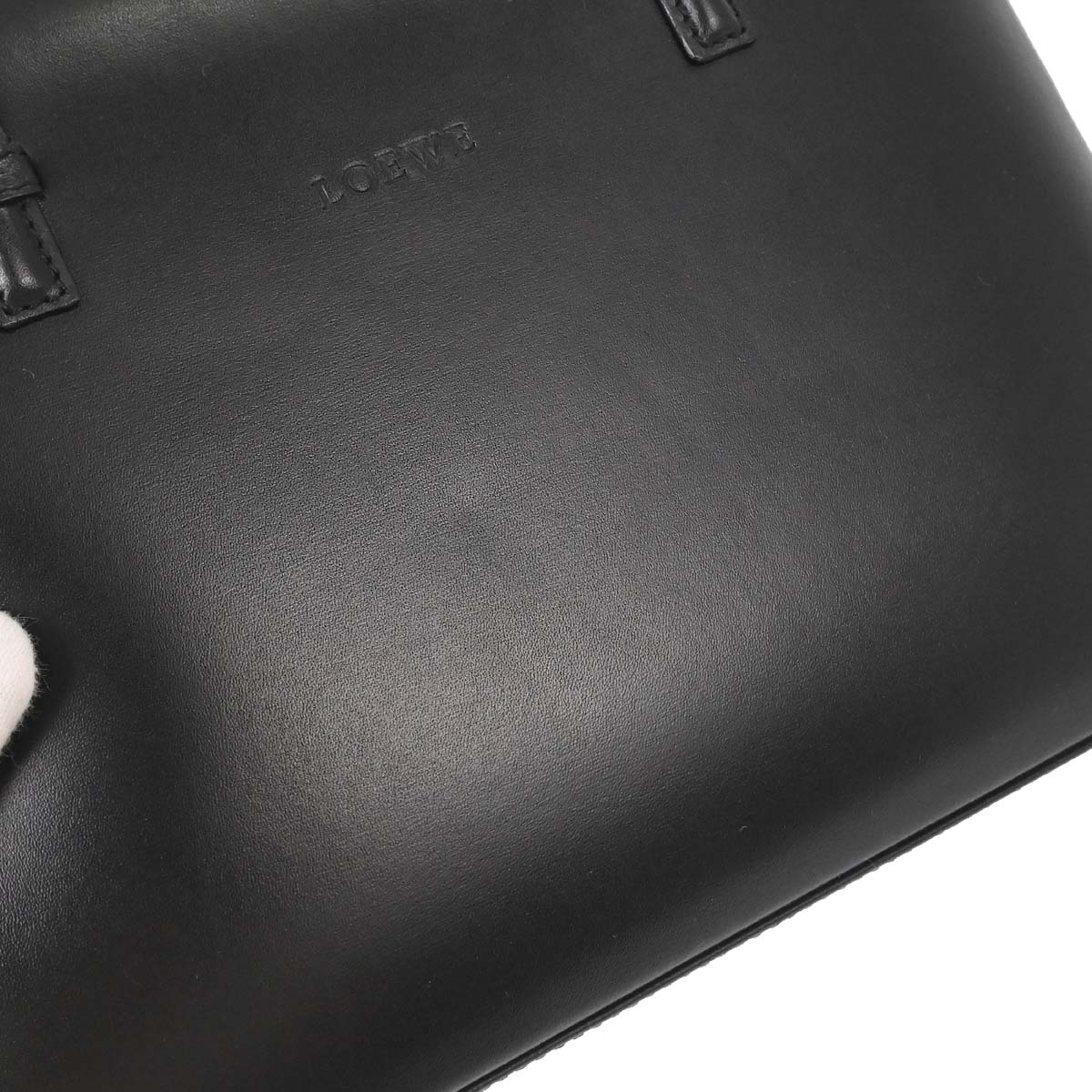 Loewe Black Leather Handbag - Image 4