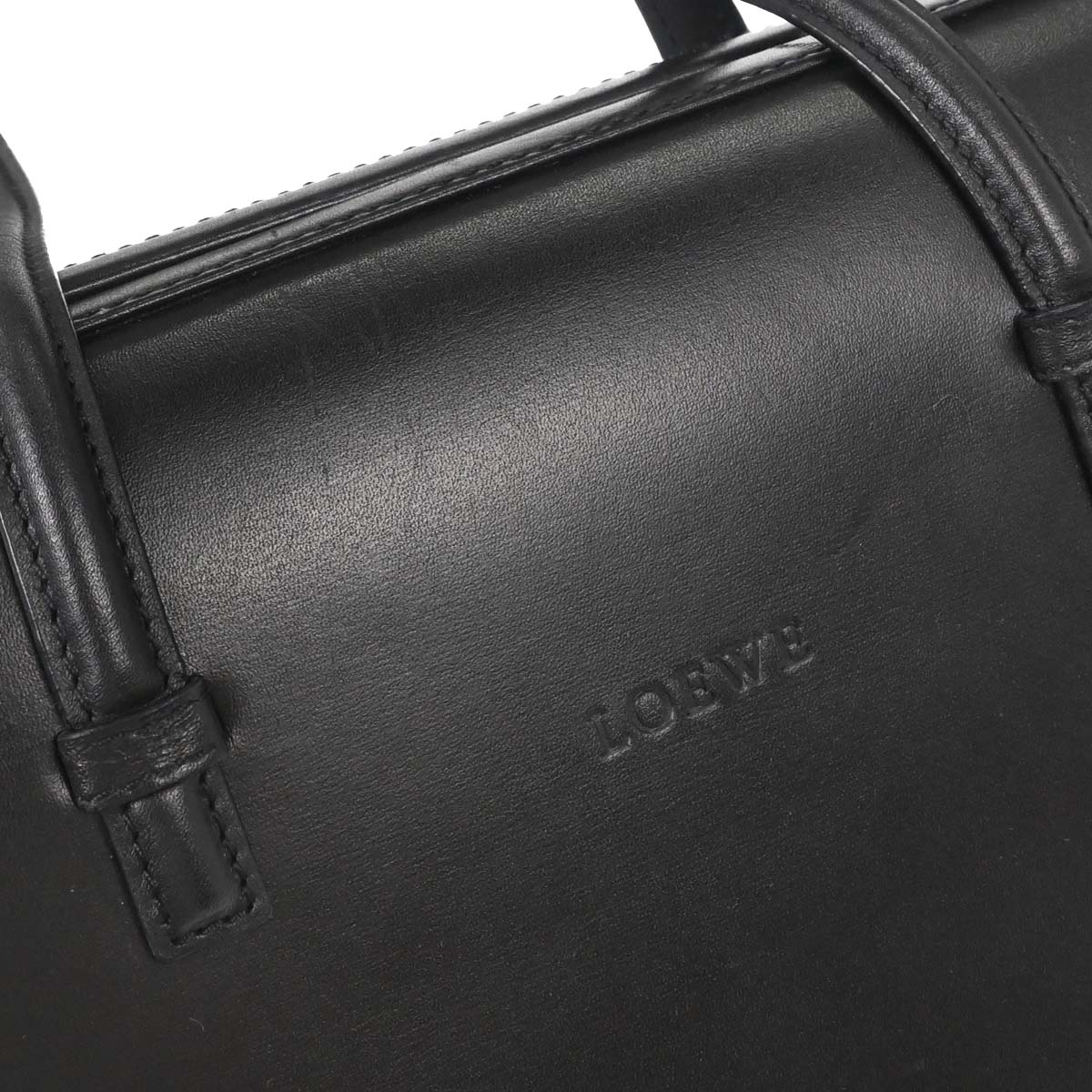 Loewe Black Leather Handbag - Image 6