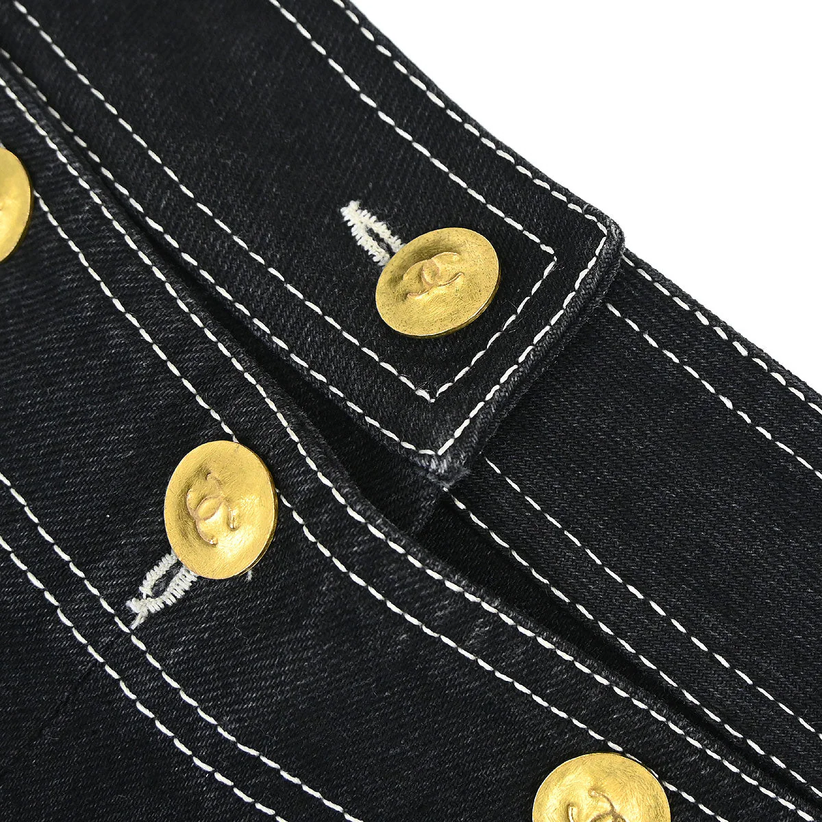 Chanel Denim Short Pants #34 - Image 7