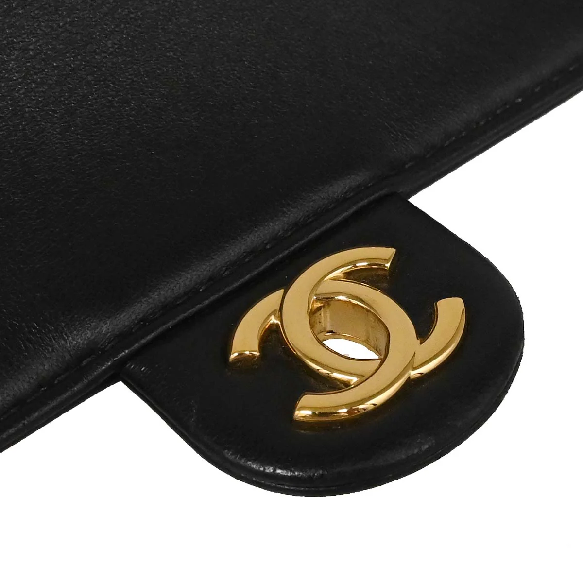 Chanel 2017 Black Lambskin Unchained Flap 2way Shoulder Handbag - Image 12