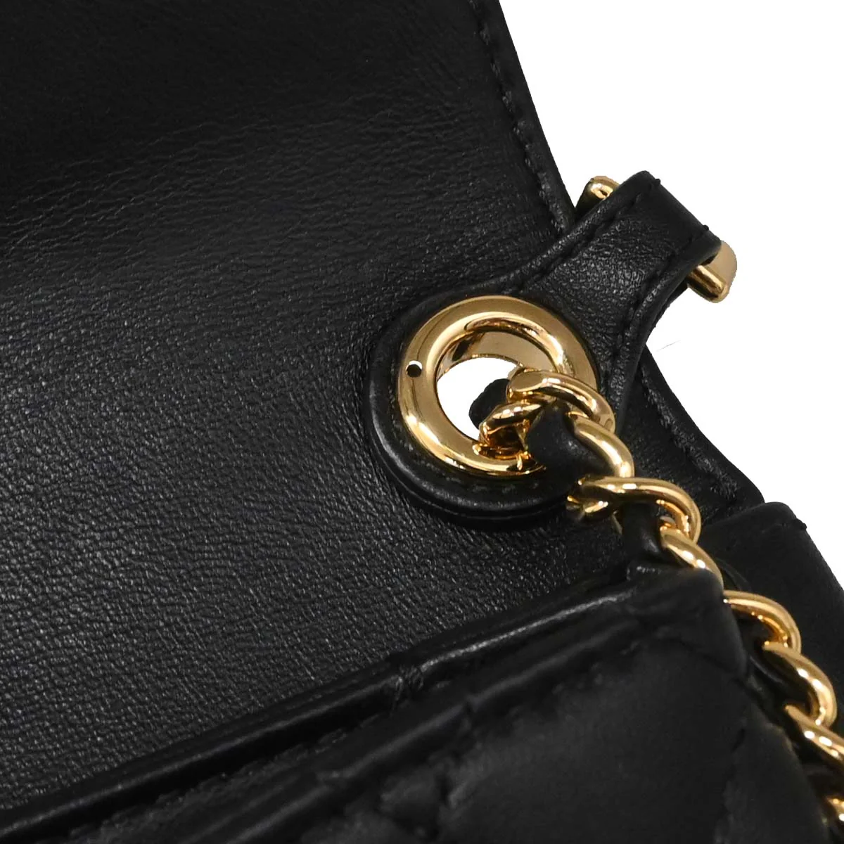 Chanel 2017 Black Lambskin Unchained Flap 2way Shoulder Handbag - Image 15
