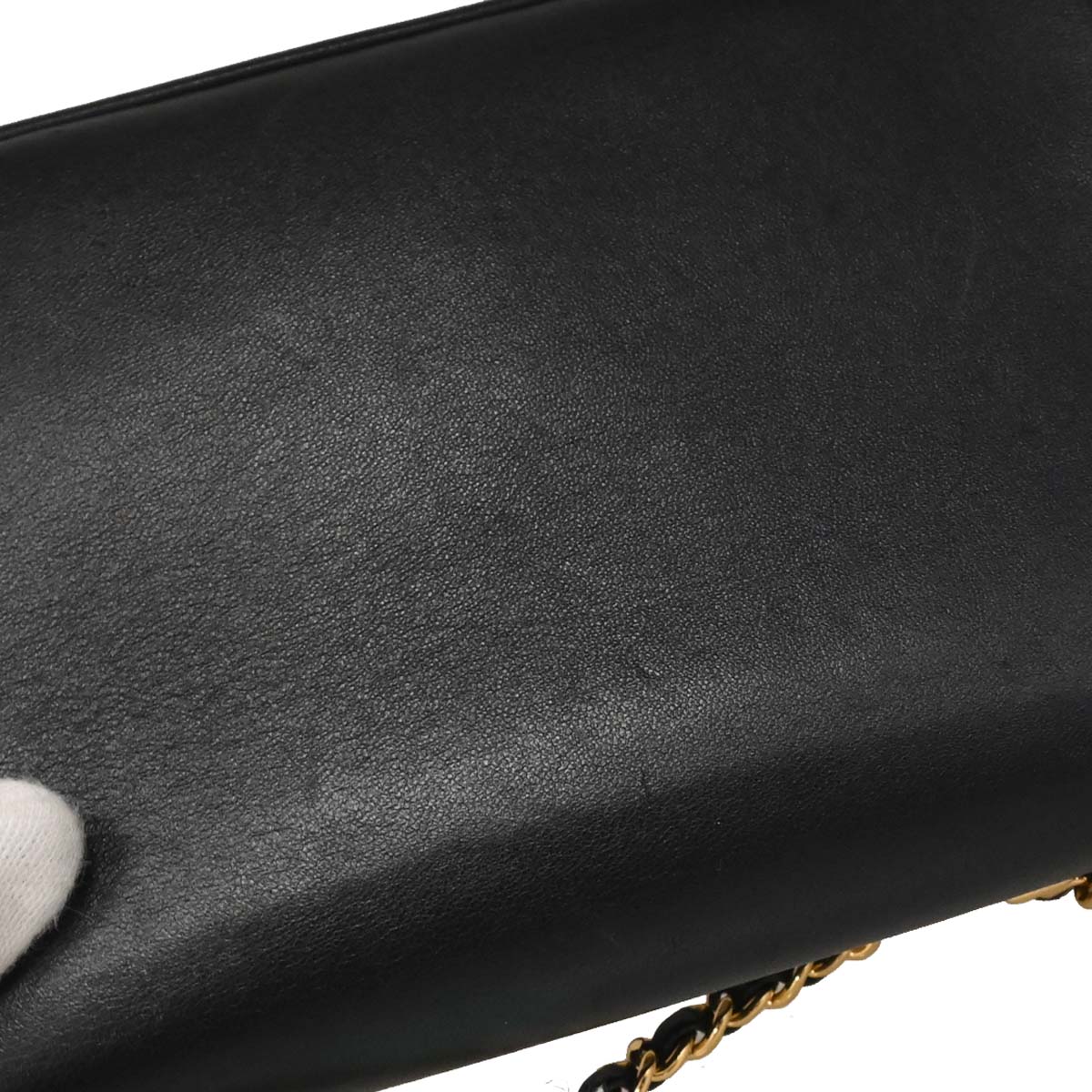 Chanel 2017 Black Lambskin Unchained Flap 2way Shoulder Handbag - Image 8