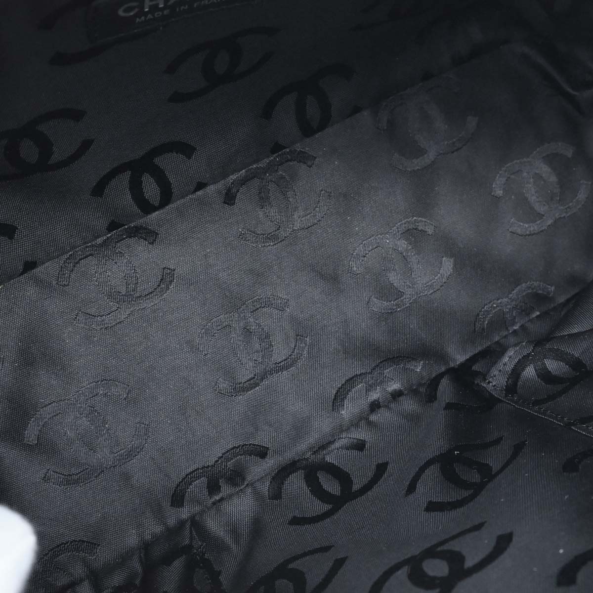 Chanel 2005-2006 Beige Calfskin Cambon Ligne Bowling Bag 27 - Image 16