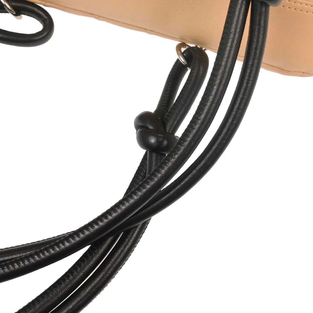 Chanel 2005-2006 Beige Calfskin Cambon Ligne Bowling Bag 27 - Image 4