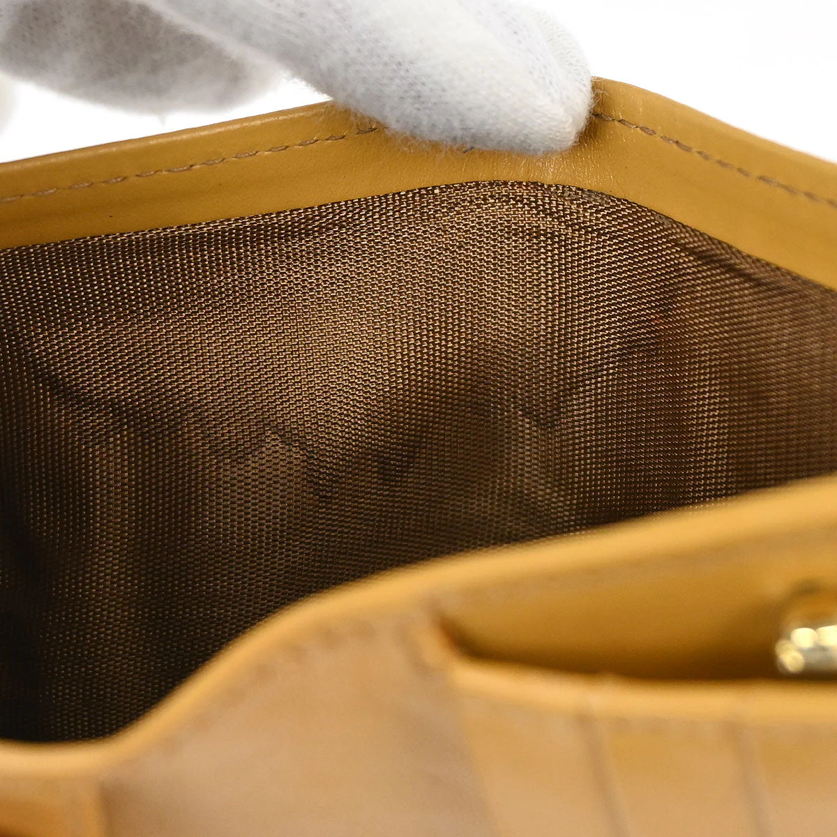 Celine Brown PVC Macadam Wallet - Image 14
