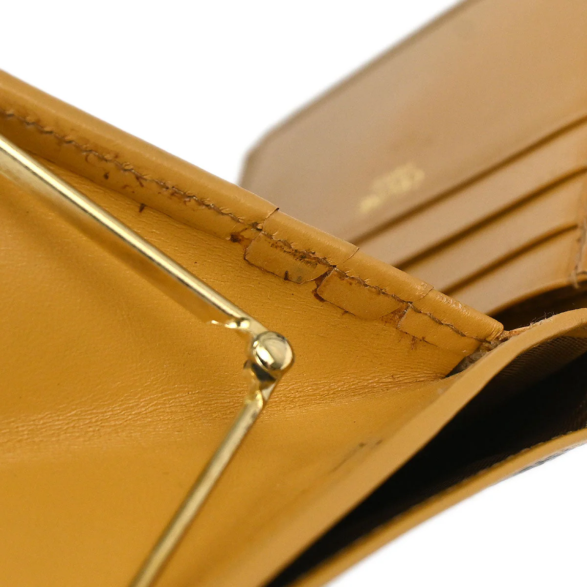 Celine Brown PVC Macadam Wallet - Image 9