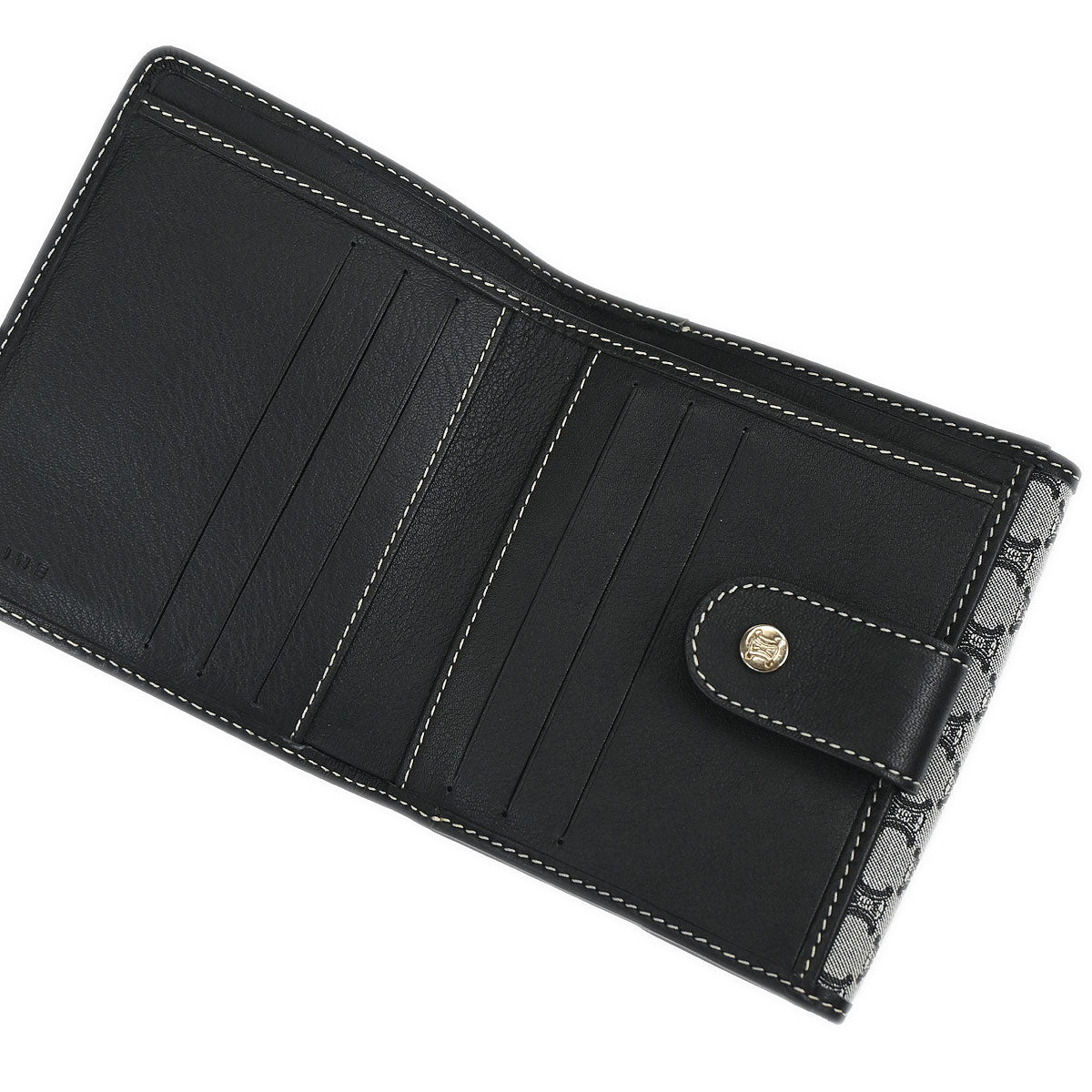Celine * Gray Macadam Wallet - Image 11