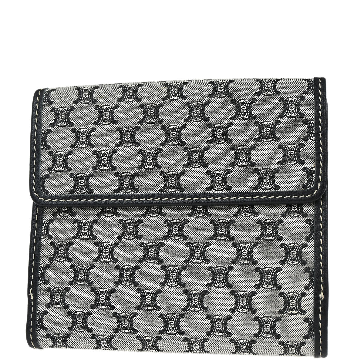 Celine * Gray Macadam Wallet - Image 2